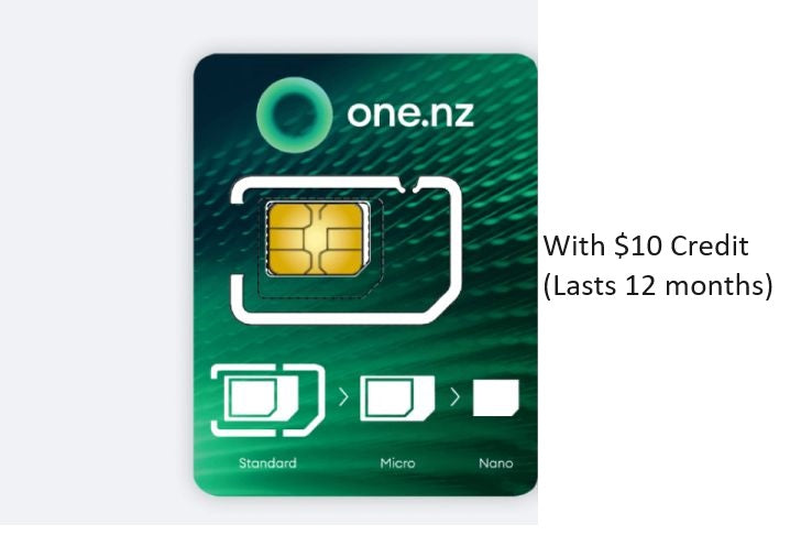 ONE NZ Pay & Go SIM + Setup Pack